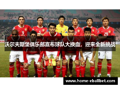 沃尔夫斯堡俱乐部宣布球队大换血，迎来全新挑战